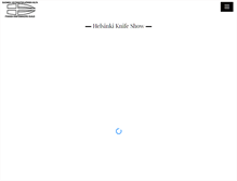 Tablet Screenshot of helsinkiknifeshow.com